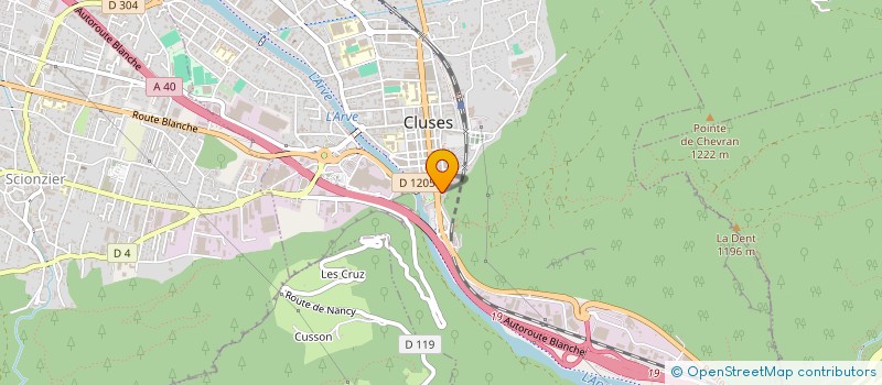 localisation de l'entreprise L'ACCORD DES PAINS  CLUSES