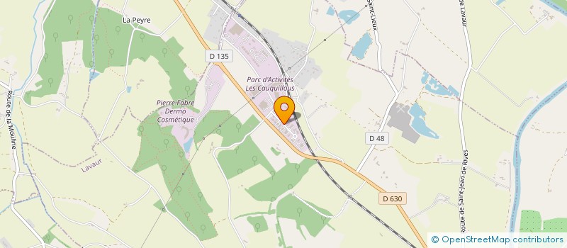 localisation de l'entreprise L'ACCORD DIVIN DISTRIBUTION  LAVAUR