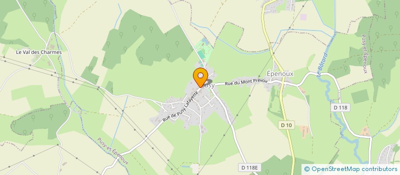 localisation de l'entreprise L'ACCORD PARFAIT  PUSY-ET-EPENOUX