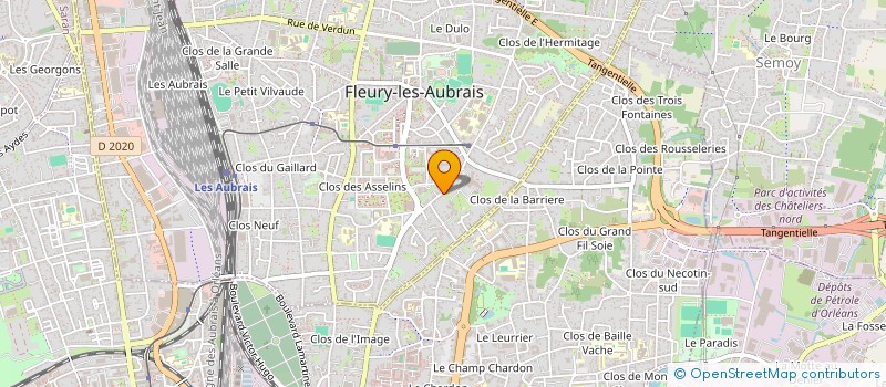 localisation de l'entreprise L'ACCORD RAISONNANT à FLEURY-LES-AUBRAIS