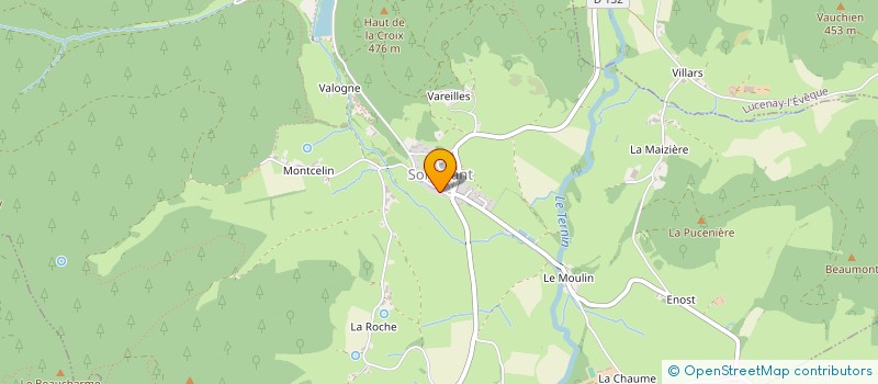 localisation de l'entreprise L'ACCROCHE MORVANDELLE  SOMMANT