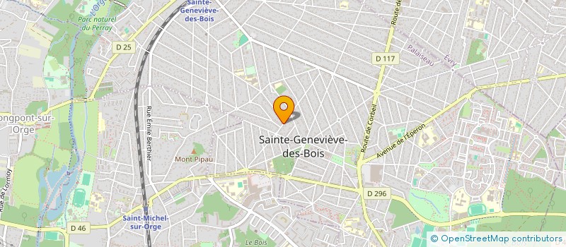localisation de l'entreprise L'ACCROCHE POINTEE à SAINTE-GENEVIEVE-DES-BOIS
