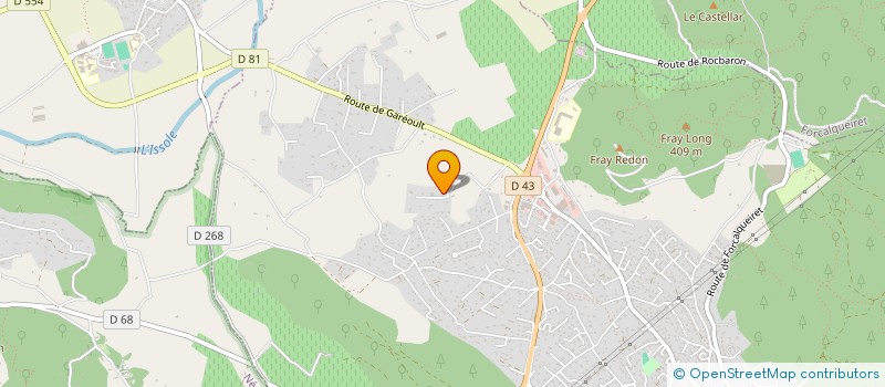 localisation de l'entreprise L'ACCUEIL  ROCBARON