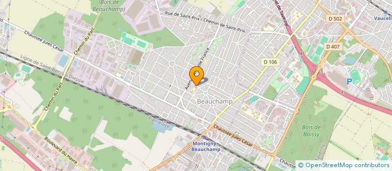 localisation de l'entreprise L ACCUEIL DES JEUNES ENFANTS à BEAUCHAMP