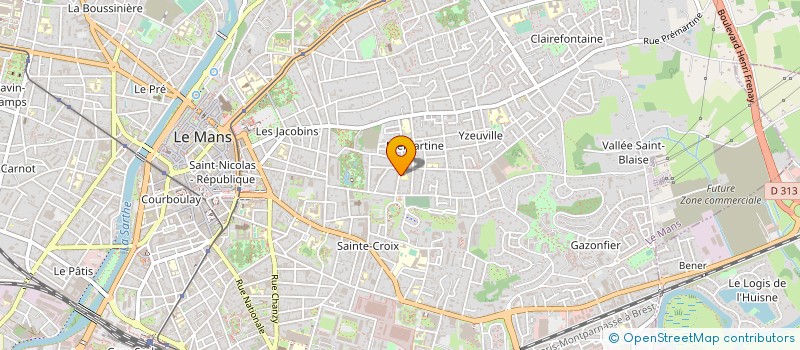 localisation de l'entreprise L ACCUEIL DU BUISSON à LE MANS