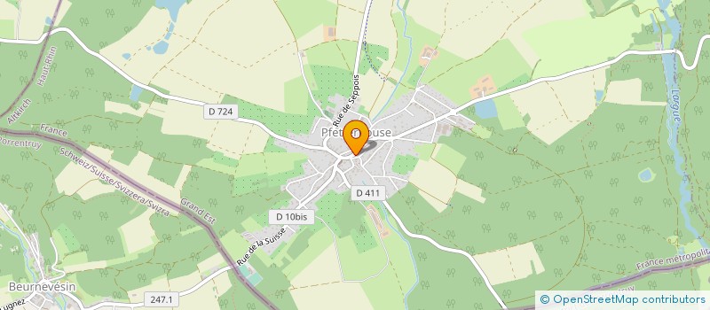 localisation de l'entreprise L'ACCUEIL FAMILIAL DU HAUT-RHIN à PFETTERHOUSE