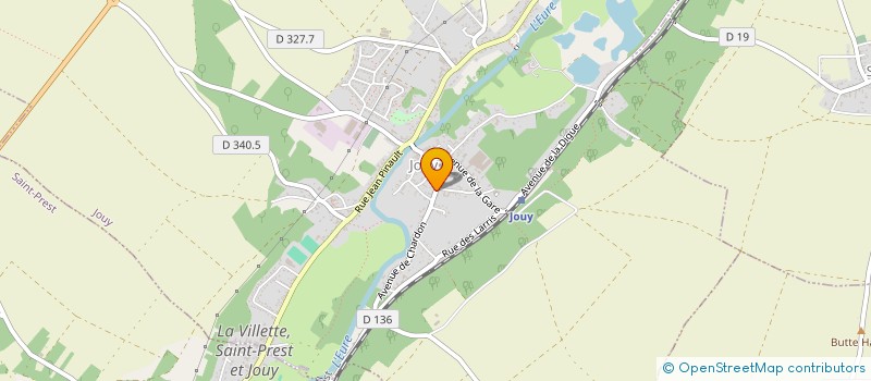 localisation de l'entreprise L ACCUEIL PELERINS DE CHARTRES à JOUY