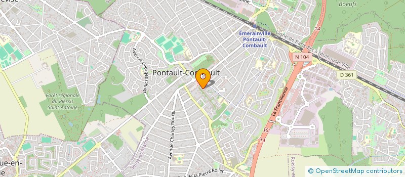 localisation de l'entreprise L'ACCUEIL URGENCES à PONTAULT-COMBAULT