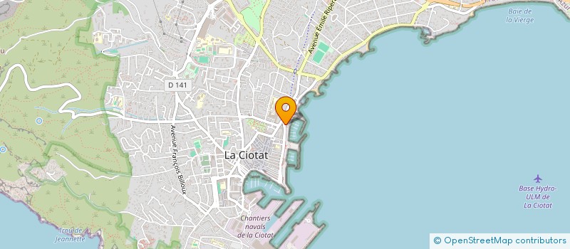 localisation de l'entreprise L ACCUEILLETTE  LA CIOTAT
