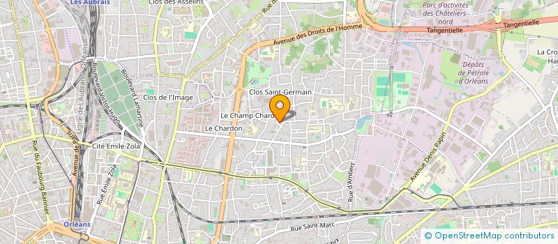 localisation de l'entreprise L'ACHEMINEE ASS PETITE ENFANCE PARENTAL à ORLEANS