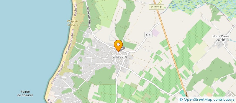 localisation de l'entreprise L'ACHENEAU  SAINT GEORGES D'OLERON