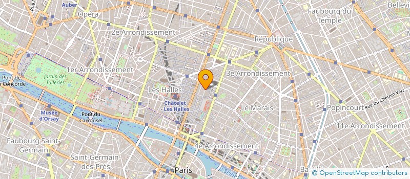 localisation de l'entreprise L'ACHTA à PARIS