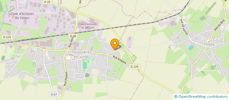 localisation de l'entreprise L'ACINUS  FEUQUIERES-EN-VIMEU