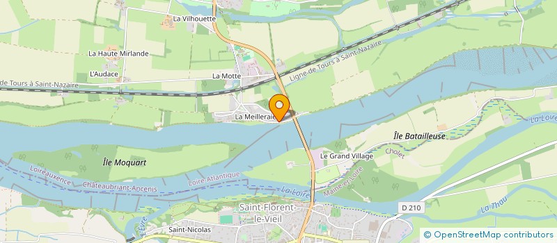 localisation de l'entreprise L'ACLE DES CHAMPS ; AGIR POUR CONSOMMER LOCAL ET ECHANGER  LOIREAUXENCE