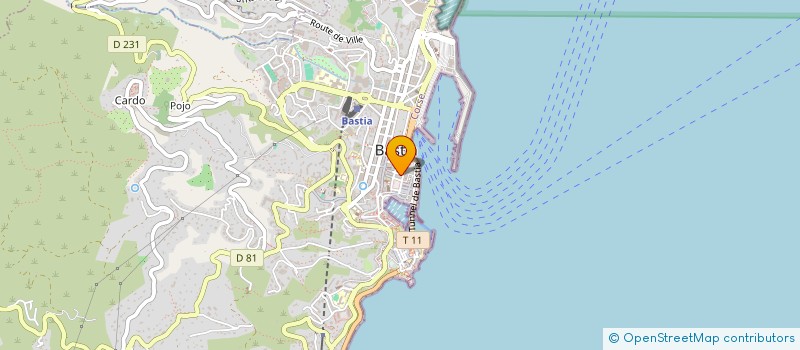 localisation de l'entreprise L'ACQUALE à BASTIA