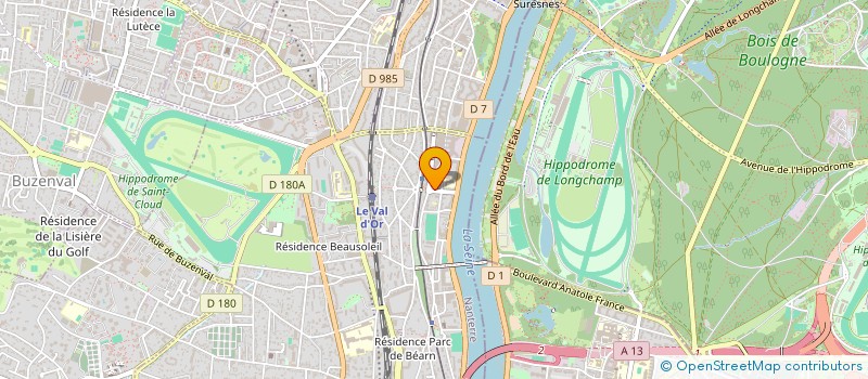 localisation de l'entreprise L ACROIX à SAINT-CLOUD