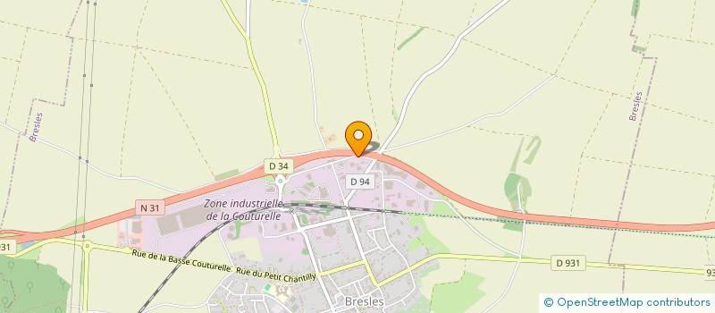 localisation de l'entreprise L'ACROPOLE à BRESLES