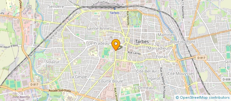 localisation de l'entreprise L'ACROPOLE  TARBES