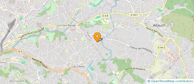 localisation de l'entreprise L'ACROPOLE  ALLAUCH