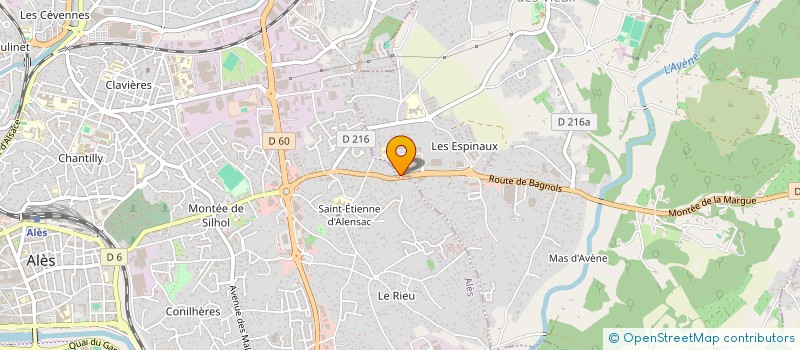 localisation de l'entreprise L'ACTE 2  SAINT-PRIVAT-DES-VIEUX