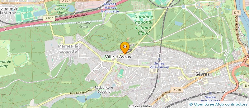 localisation de l'entreprise L'ACTELIER DE SAINT CLOUD à SAINT-CLOUD