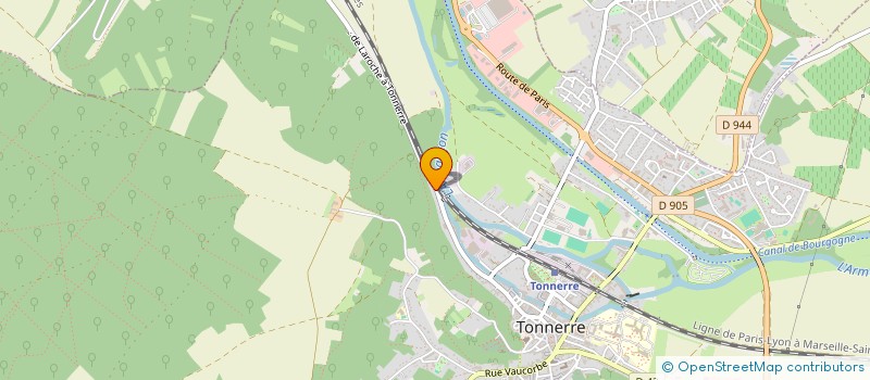 localisation de l'entreprise L'ACTION ARTISTIQUE  TONNERRE