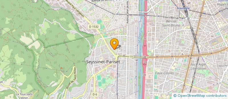 localisation de l'entreprise L'ACTIVE  SEYSSINET-PARISET