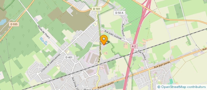 localisation de l'entreprise L'ACTIVITE PHYSIQUE QUI S'ADAPTE A VOUS : SPORT POUR TOUS  ONNAING