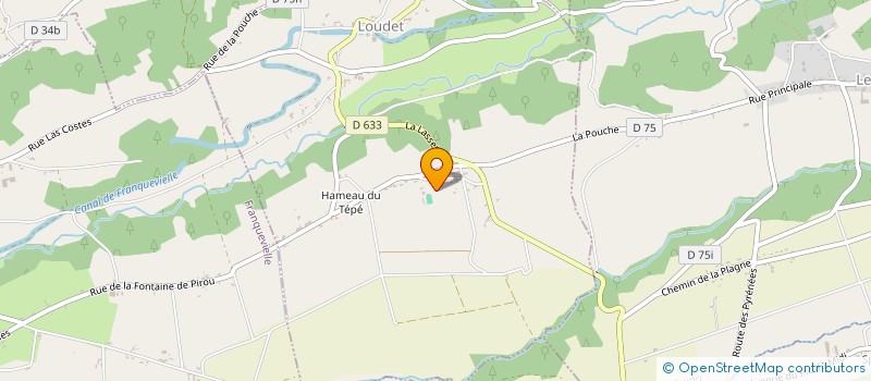 localisation de l'entreprise L'ACTUELLE MANUFACTURE EQUESTRE  LOUDET