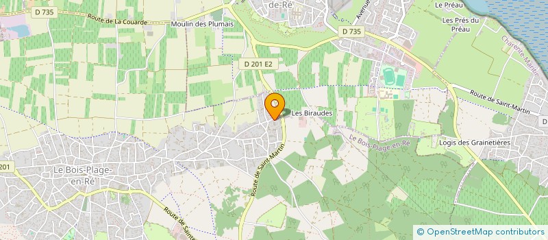 localisation de l'entreprise L'ADA  LE BOIS PLAGE EN RE