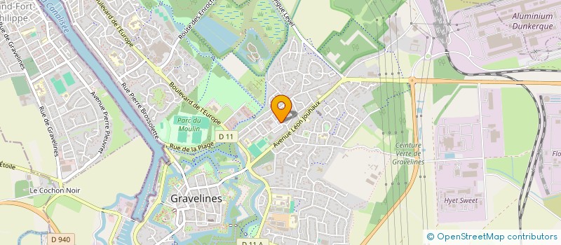 localisation de l'entreprise L'ADAM à GRAVELINES