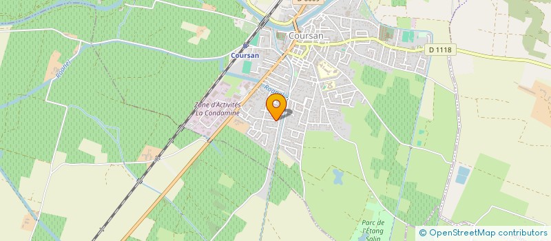 localisation de l'entreprise L'ADAMAU  COURSAN