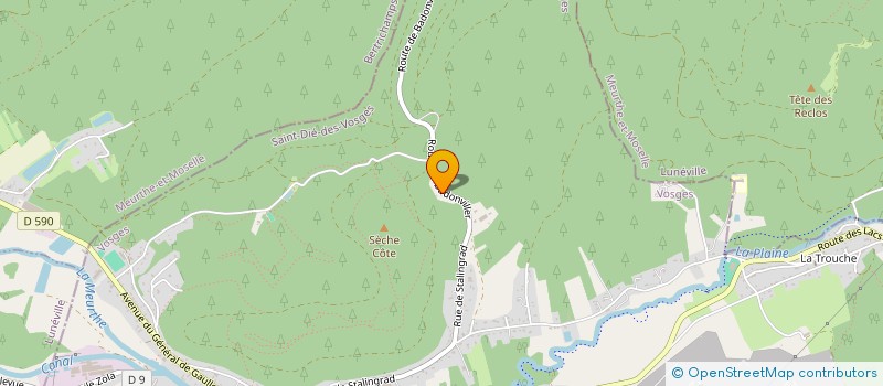 localisation de l'entreprise L'ADAPTE  RAON-L'ETAPE