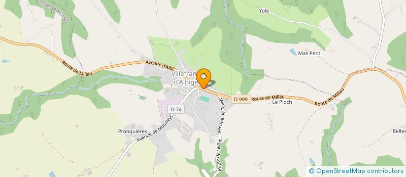 localisation de l'entreprise L'ADHERENCE  VILLEFRANCHE-D'ALBIGEOIS