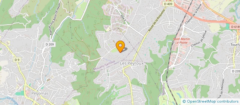 localisation de l'entreprise L'ADMIRAL à MOUANS-SARTOUX