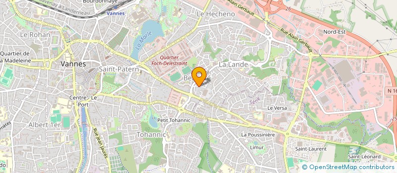 localisation de l'entreprise L'ADN DU PAPILLON - ANALYSE TRANSGENERATIONNELLE - PSYCHOGENEALOGIE à VANNES