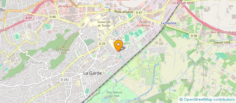 localisation de l'entreprise L'ADO à LA GARDE