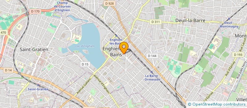 localisation de l'entreprise L'ADORABLE GANG  ENGHIEN-LES-BAINS