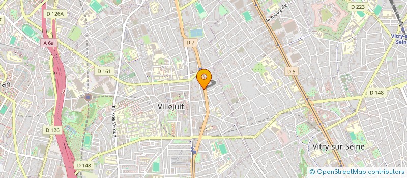 localisation de l'entreprise L'ADRESSE à VILLEJUIF