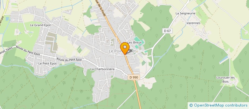 localisation de l'entreprise L'ADRESSE à LE POINCONNET