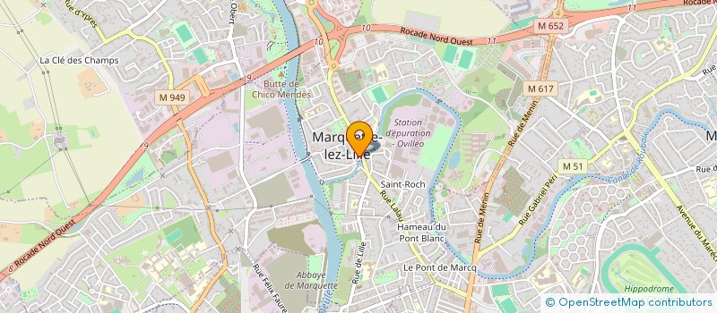 localisation de l'entreprise L'ADRESSE  MARQUETTE-LEZ-LILLE