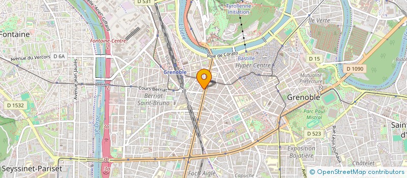localisation de l'entreprise L'ADRESSE  GRENOBLE