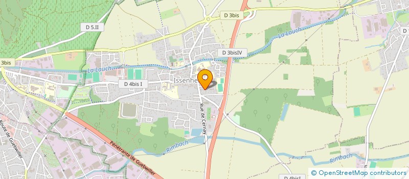 localisation de l'entreprise L'ADRESSE  ISSENHEIM