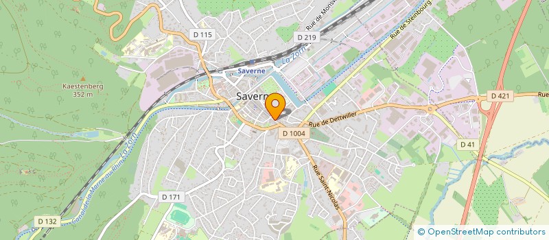 localisation de l'entreprise L'ADRESSE  SAVERNE