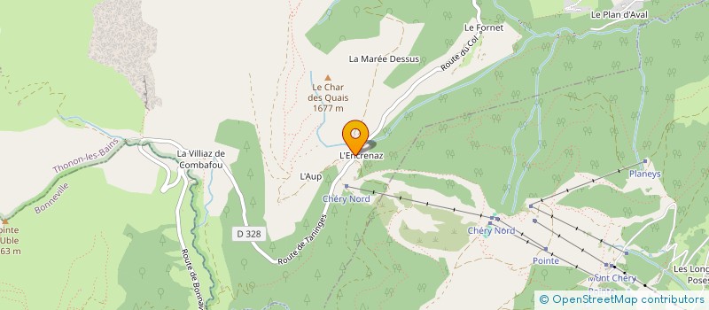 localisation de l'entreprise L ' ADRET à MORZINE