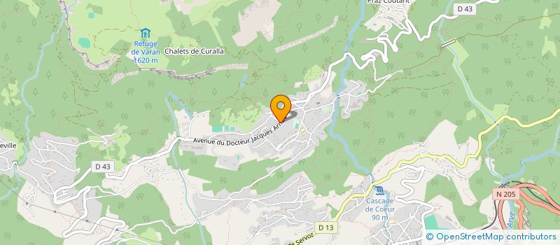 localisation de l'entreprise L'ADRET 74 à PASSY