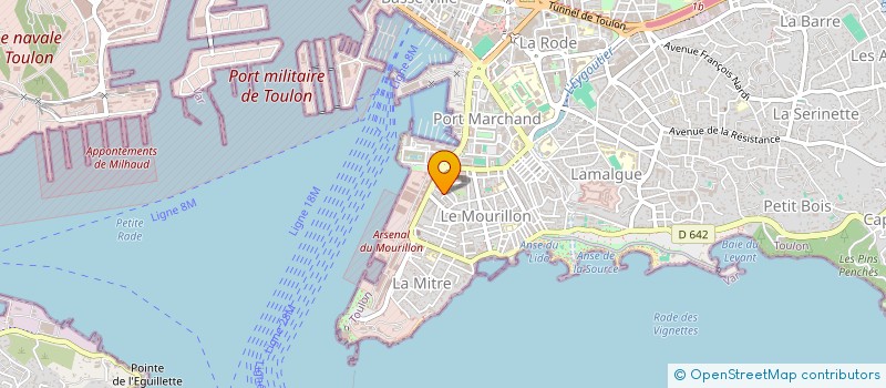 localisation de l'entreprise L'ADRET  TOULON