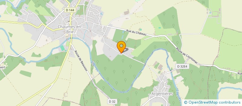 localisation de l'entreprise L'ADRIANO  CHAUMES-EN-BRIE