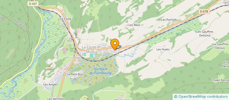 localisation de l'entreprise L ADROIT  LA CLUSE-ET-MIJOUX