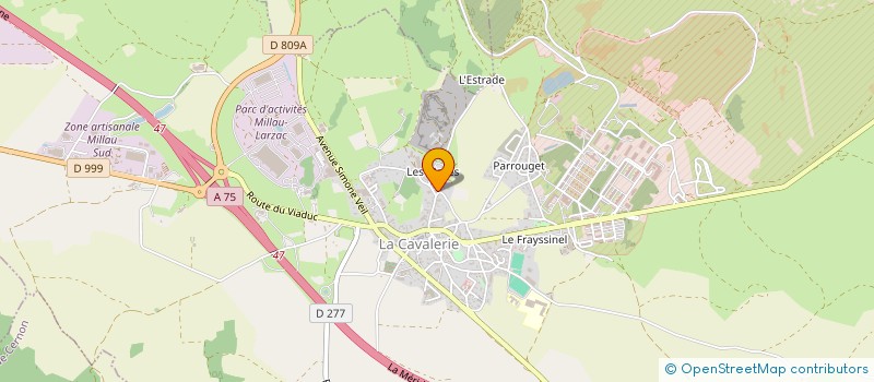 localisation de l'entreprise L'ADSL  LA CAVALERIE